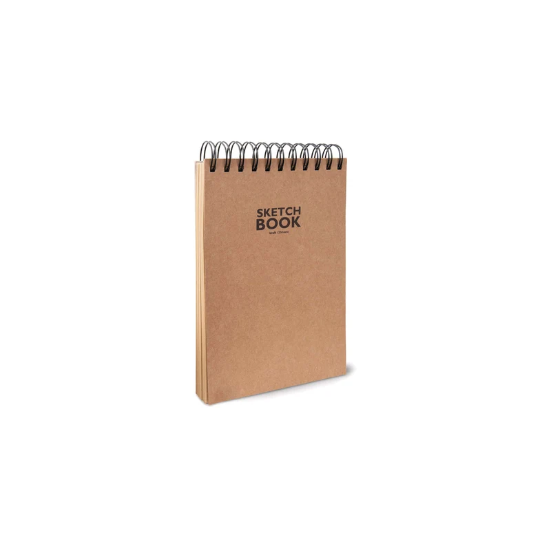 Honsell | Sketch Book Kraft Spiralblock Skizzenblock aus Kraftpapier