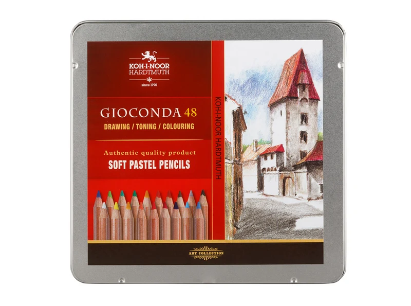 KOH-I-NOOR | Gioconda Künstler Pastellkreidestifte Metallbox 48er Set