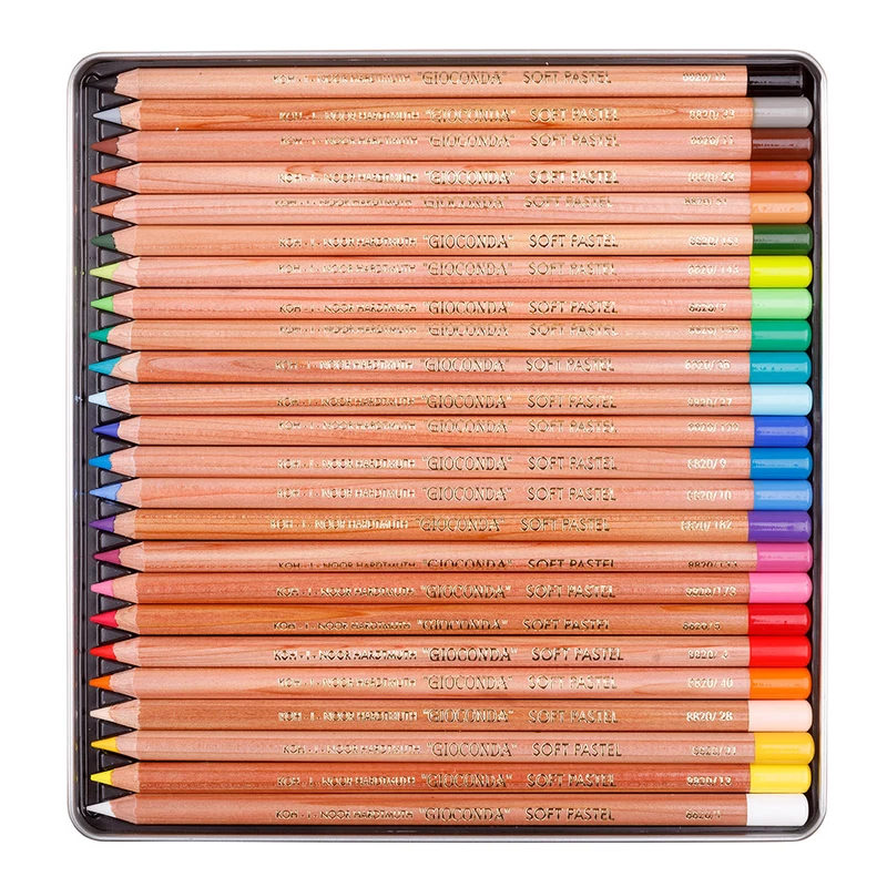 KOH-I-NOOR | Gioconda Künstler Pastellkreidestifte Metallbox 24er Set