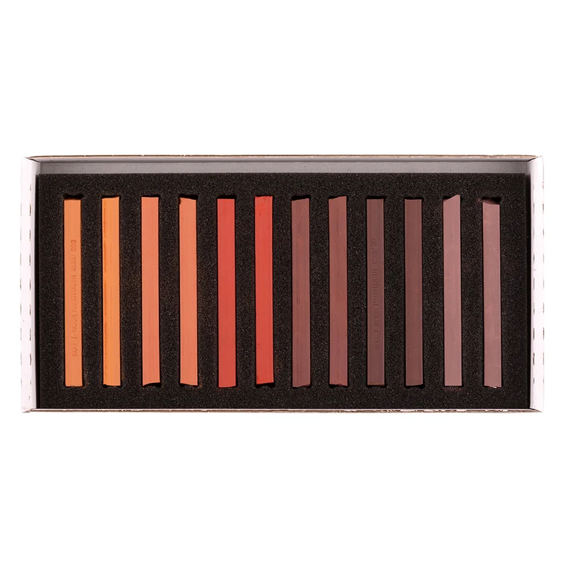 KOH-I-NOOR | Toison d'Or Soft Pastellkreide Eckig Brauntöne 12er Set