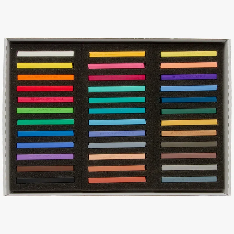 KOH-I-NOOR | Toison d'Or Soft Pastellkreide Eckig 36er Set