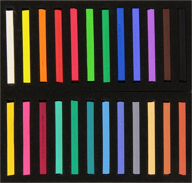 KOH-I-NOOR | Toison d'Or Soft Pastellkreide Eckig 24er Set