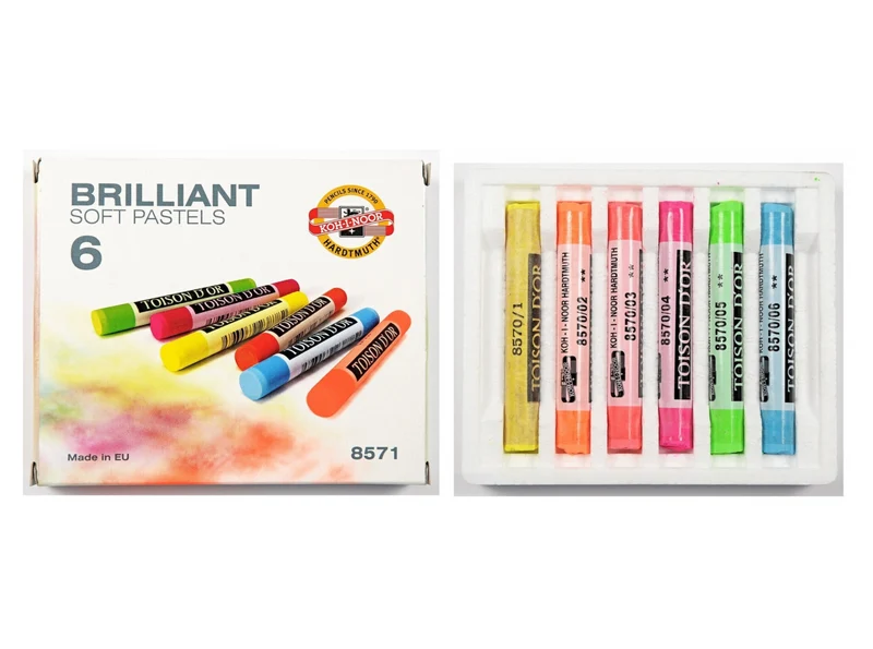 KOH-I-NOOR | Toison d'Or Soft Pastellkreide 6er Set