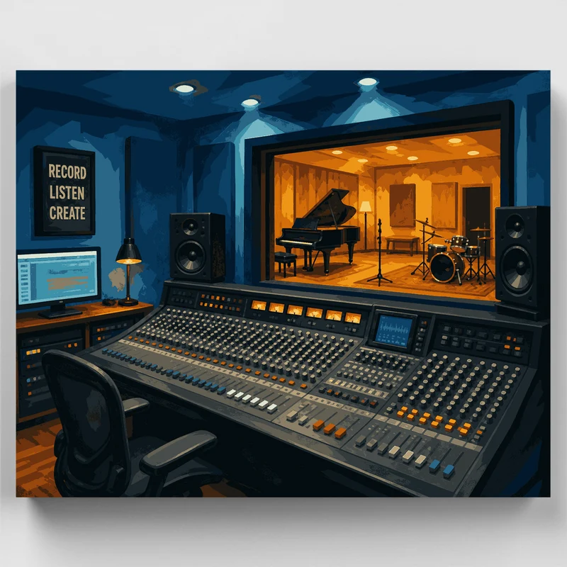 Nashville Studio Session - Paint by Numbers Kit