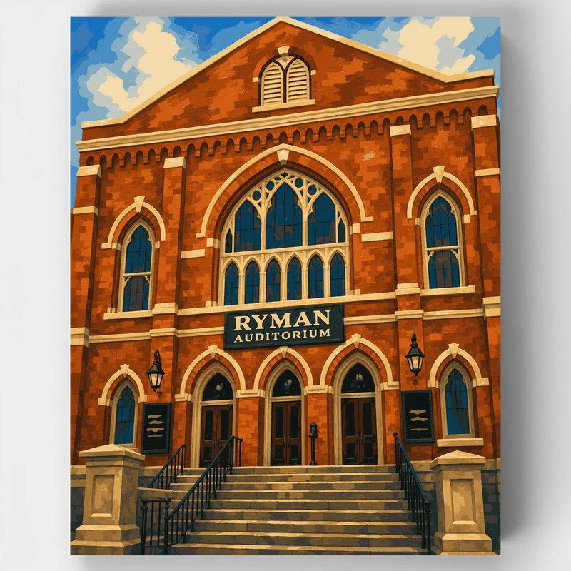 Mother Church Facade - Paint by Numbers Kit