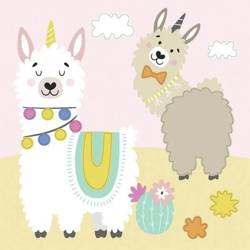 Bastelset Filzbilder "Happy friends"
