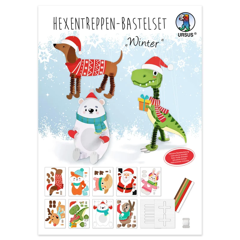 Hexentreppen-Bastelset Winter