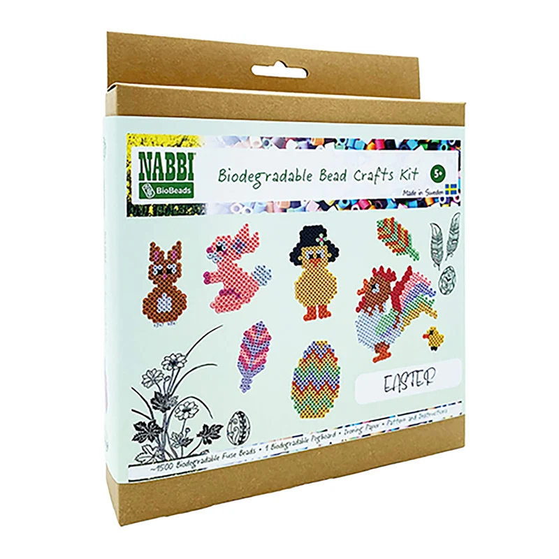 Nabbi Bio Bügelperlen - Ostern Kit
