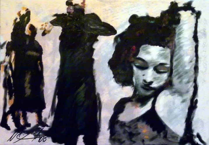 Armin Schanz | "Niceness is a golden gown" | 42 x 60 cm