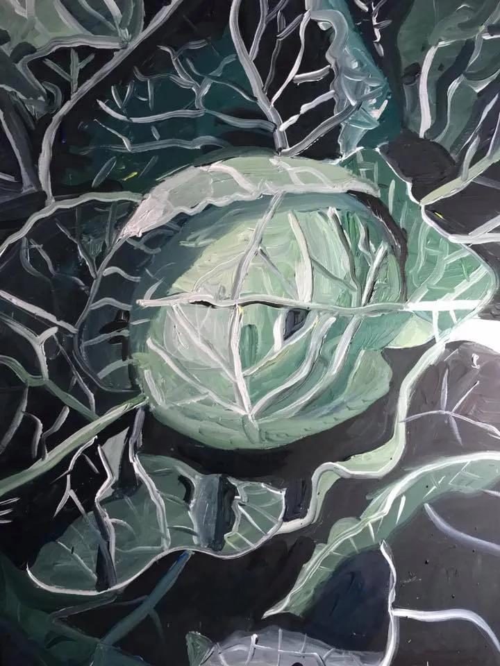 Sabine Schäfer | "Weißkohl" | 80 x 60 cm