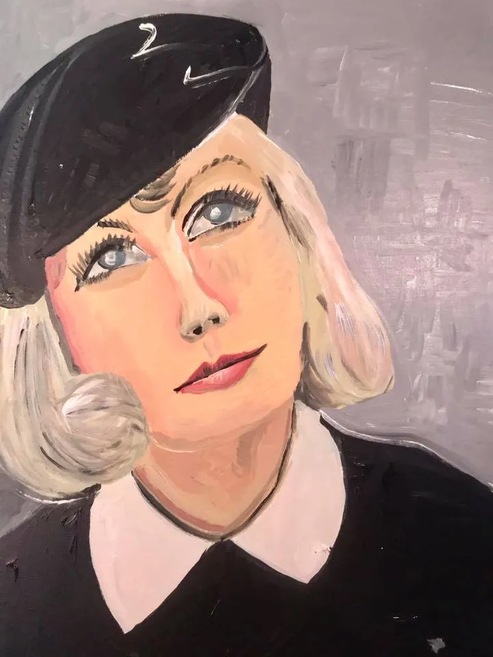Sabine Schäfer | "Schöne Frau" | 80 x 60 cm
