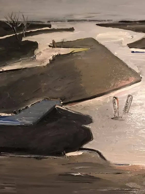 Sabine Schäfer | "Winterlandschaft" | 80 x 60 cm