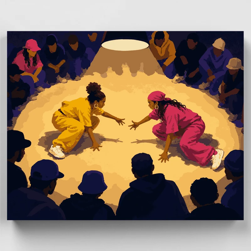 Cypher Battle Dance - Paint by Numbers Kit