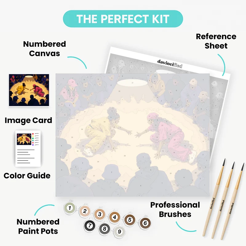Cypher Battle Dance - Paint by Numbers Kit
