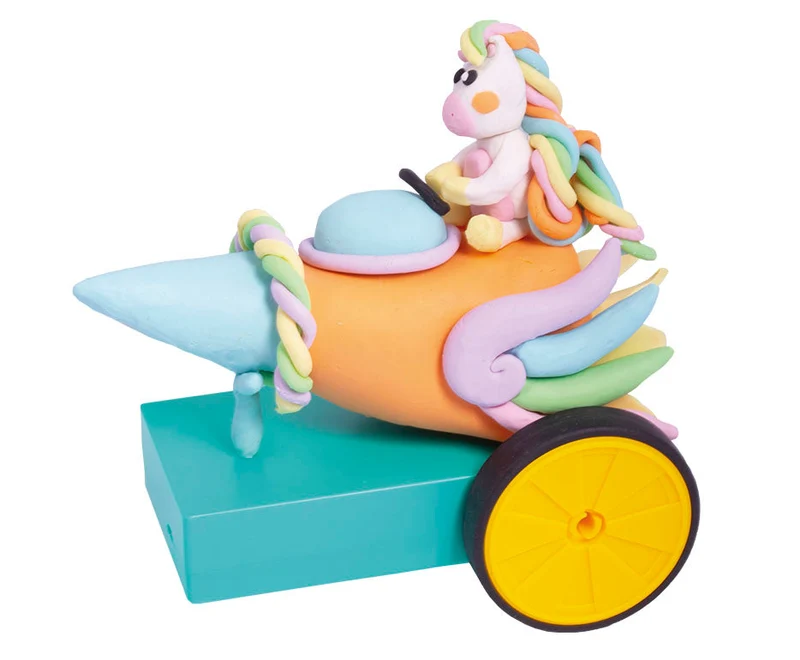 Set creativo di plastilina JOVI Tech Crazy Cars Fantasy - 14 pz