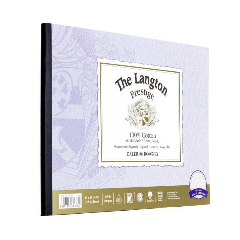 Μπλοκ ακουαρέλας DALER ROWNEY The Langton Prestige 300 g/m² – 12 φύλλα