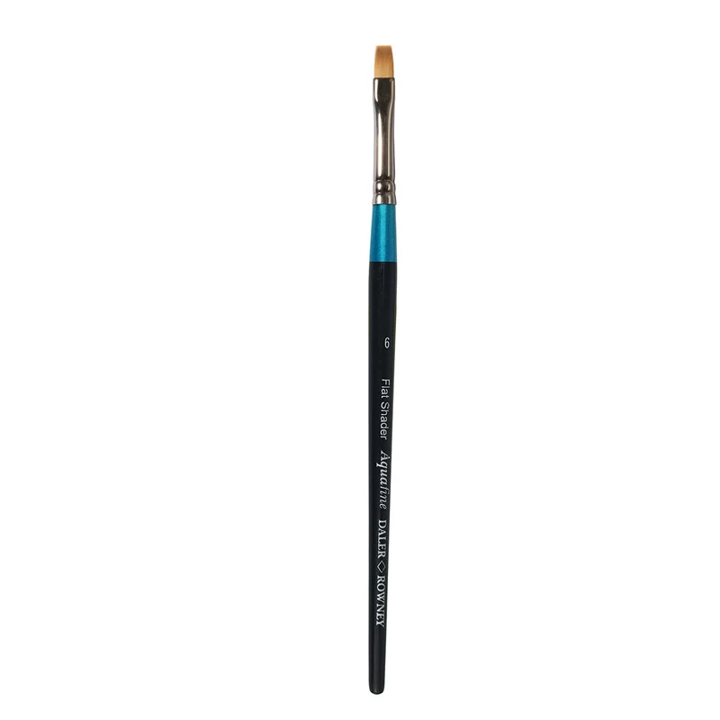 Pennello piatto per acquerello DALER ROWNEY Aquafine con manico corto