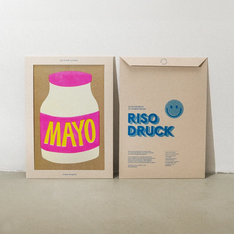 Mayo (DIN A3) | Edition SCHEE | Risographie
