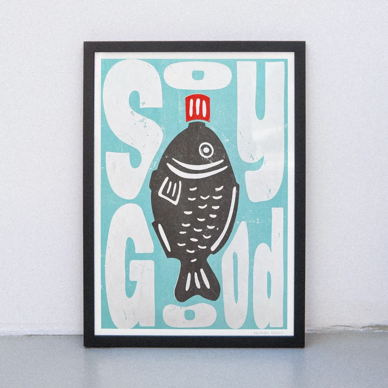 Soy Good (DIN A3) | Edition SCHEE | Risographie