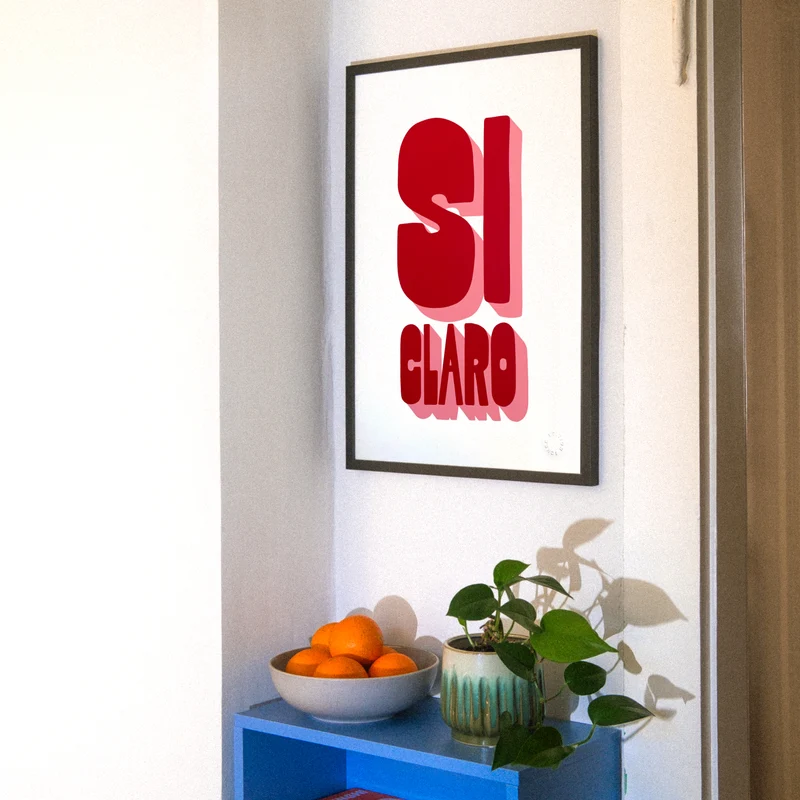 Si claro (DIN A2) | Edition SCHEE | Siebdruck