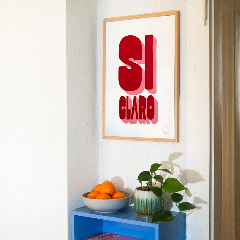 Si claro (DIN A2) | Edition SCHEE | Siebdruck