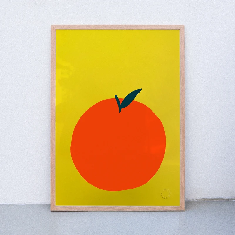 Mandarina (DIN A2) | Edition SCHEE | Siebdruck
