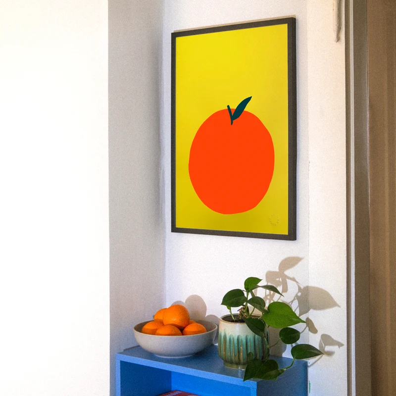 Mandarina (DIN A2) | Edition SCHEE | Siebdruck