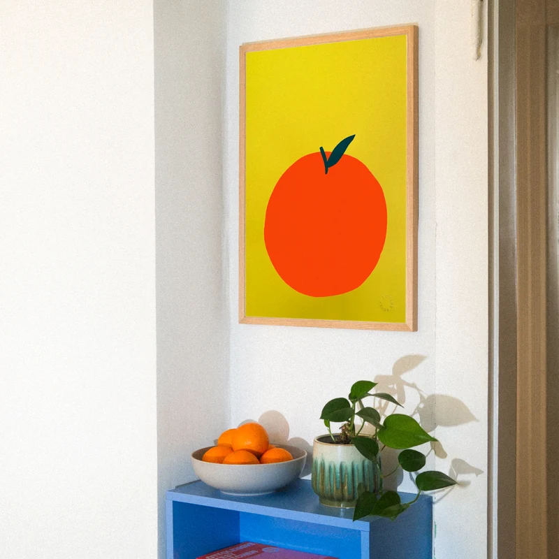Mandarina (DIN A2) | Edition SCHEE | Siebdruck