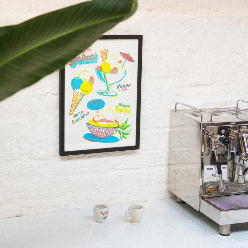 Gelati (DIN A3) | Edition SCHEE | Risographie