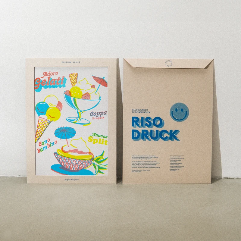 Gelati (DIN A3) | Edition SCHEE | Risographie