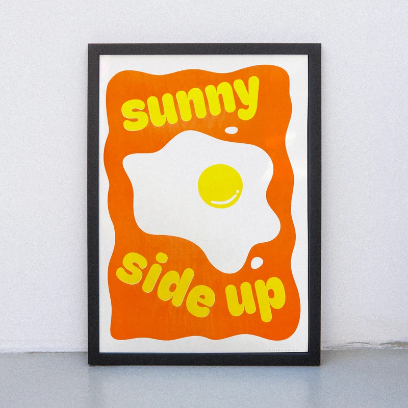 Sunny Side up (DIN A3) | Edition SCHEE | Risographie