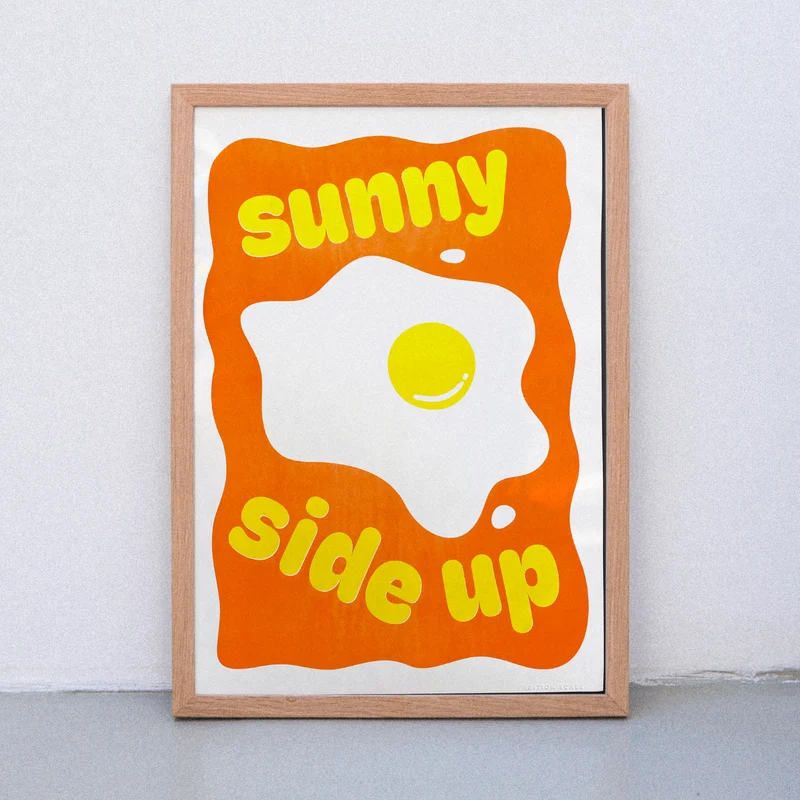 Sunny Side up (DIN A3) | Edition SCHEE | Risographie