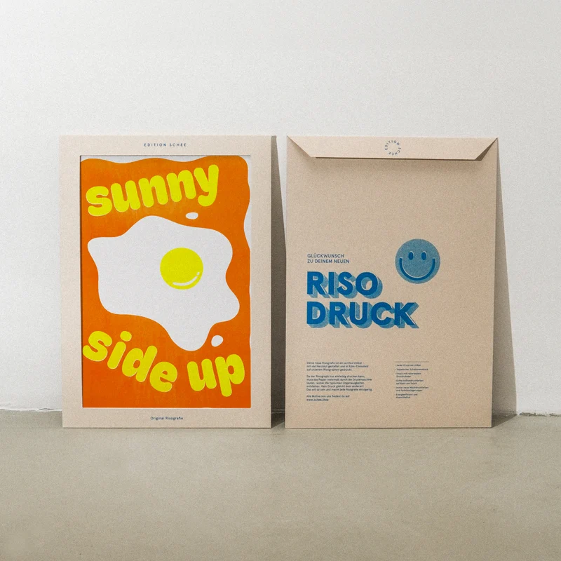 Sunny Side up (DIN A3) | Edition SCHEE | Risographie