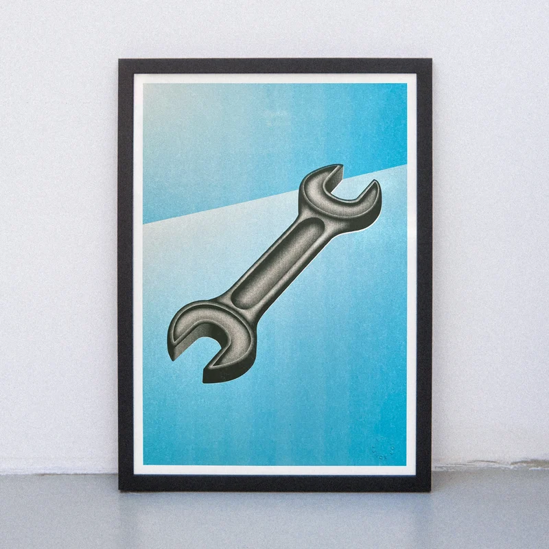 Wrench (DIN A3) | Edition SCHEE | Risographie