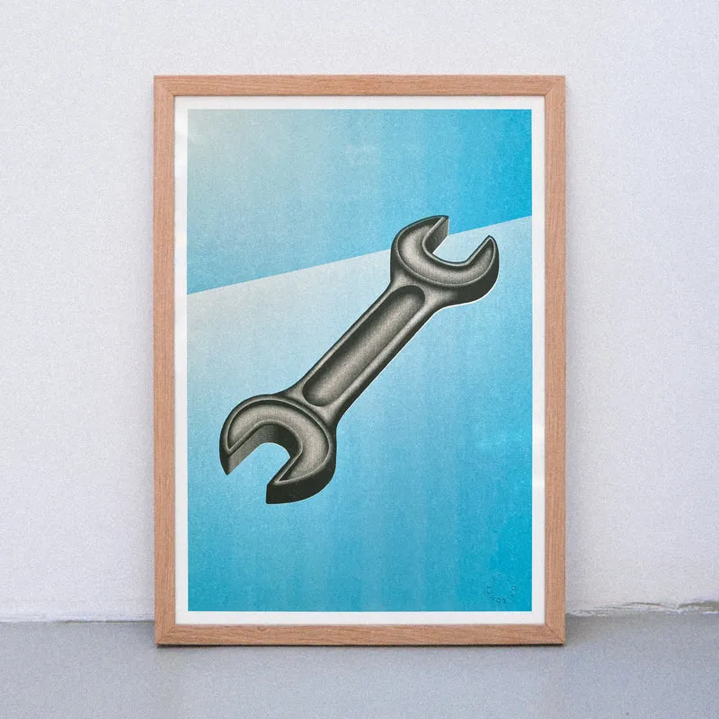 Wrench (DIN A3) | Edition SCHEE | Risographie