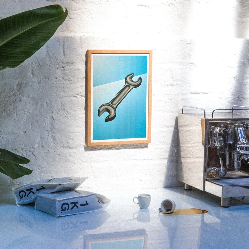 Wrench (DIN A3) | Edition SCHEE | Risographie