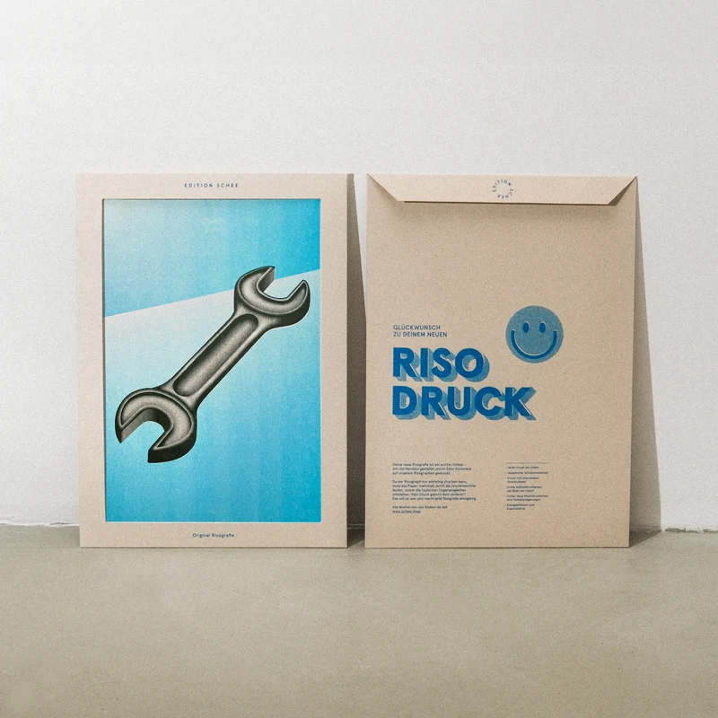 Wrench (DIN A3) | Edition SCHEE | Risographie