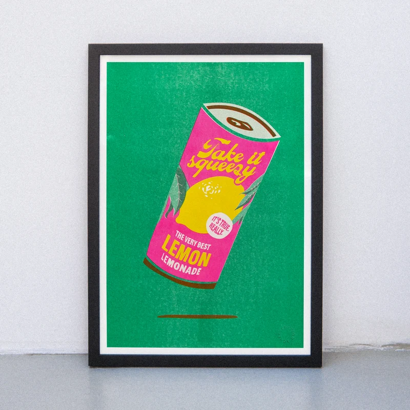 Lemon Lemonade (DIN A3) | Edition SCHEE | Risographie