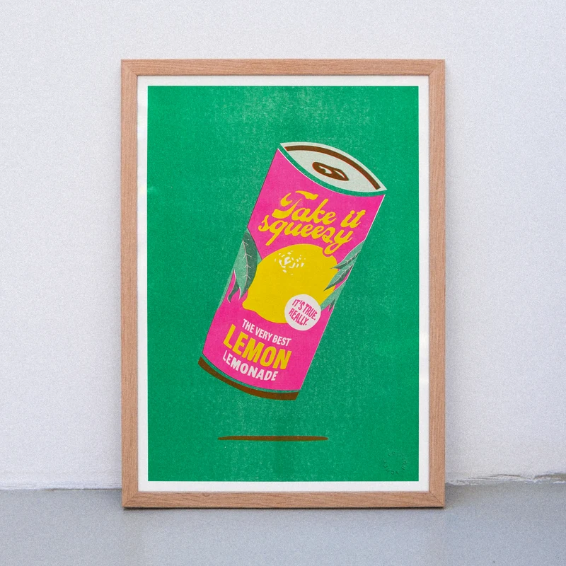 Lemon Lemonade (DIN A3) | Edition SCHEE | Risographie