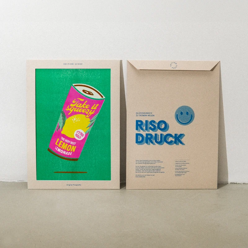 Lemon Lemonade (DIN A3) | Edition SCHEE | Risographie