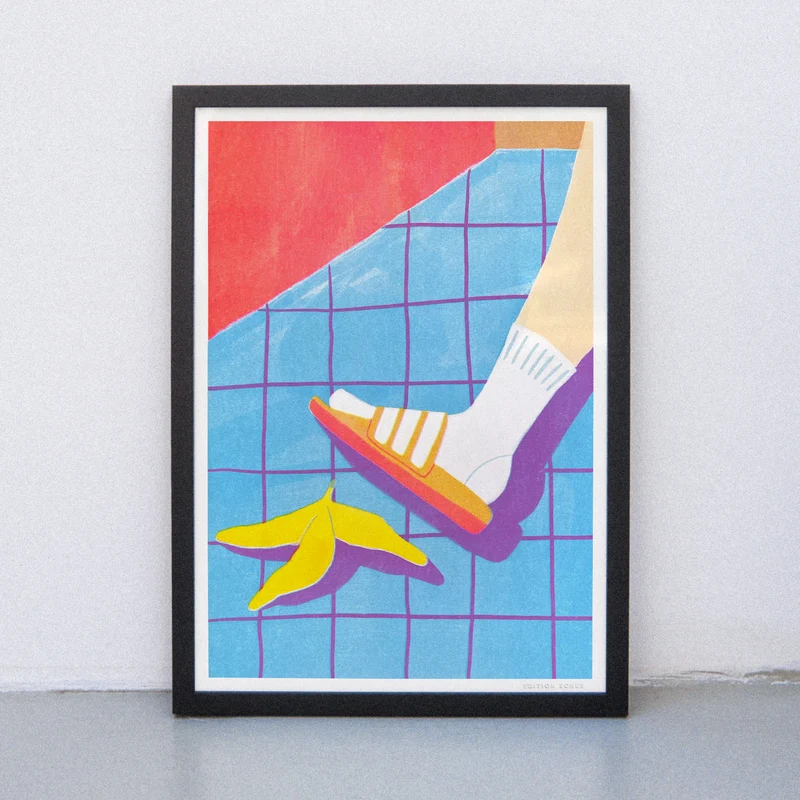Snapshot 1 - Banana (DIN A3) | Edition SCHEE | Risographie