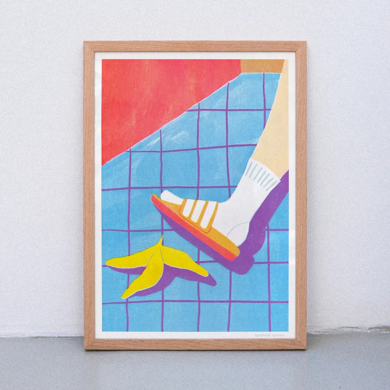 Snapshot 1 - Banana (DIN A3) | Edition SCHEE | Risographie