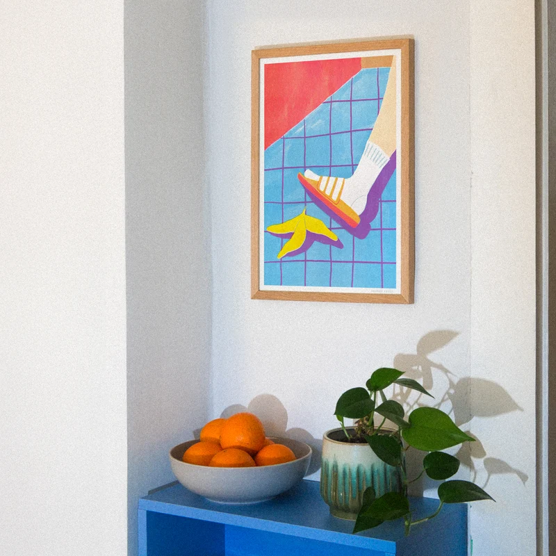 Snapshot 1 - Banana (DIN A3) | Edition SCHEE | Risographie