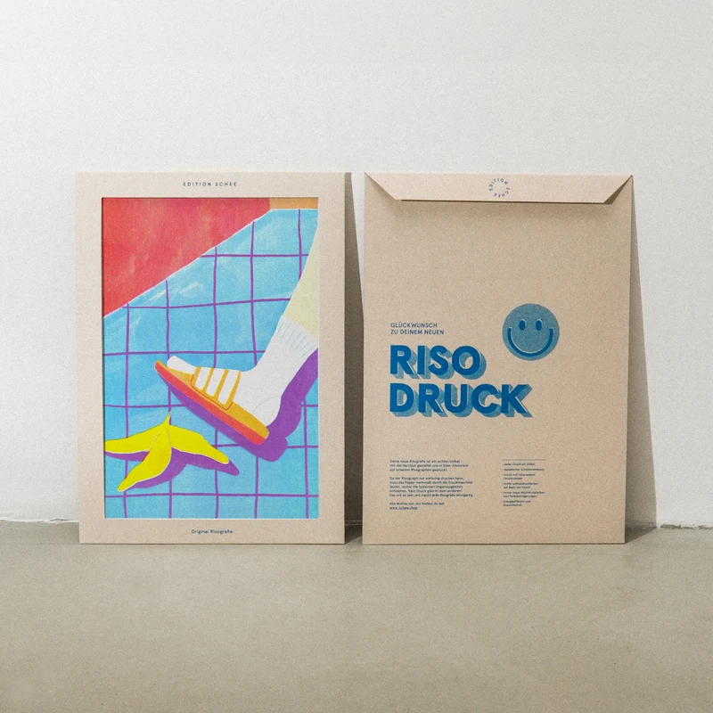 Snapshot 1 - Banana (DIN A3) | Edition SCHEE | Risographie