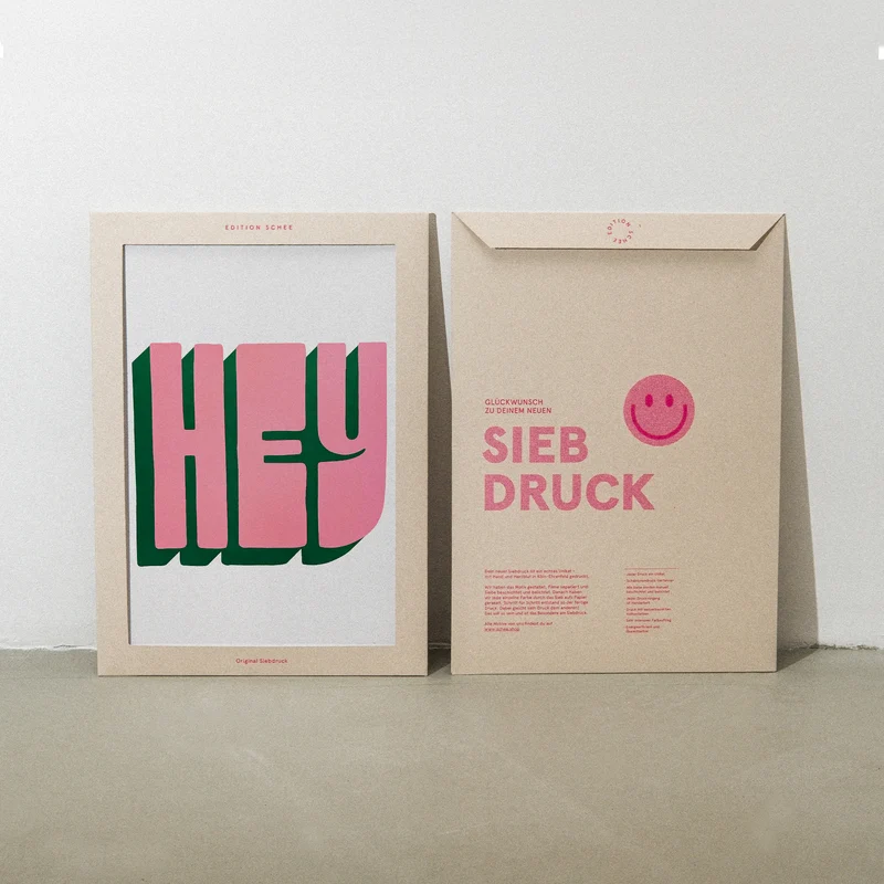 Hey (DIN A3) | Edition SCHEE | Siebdruck