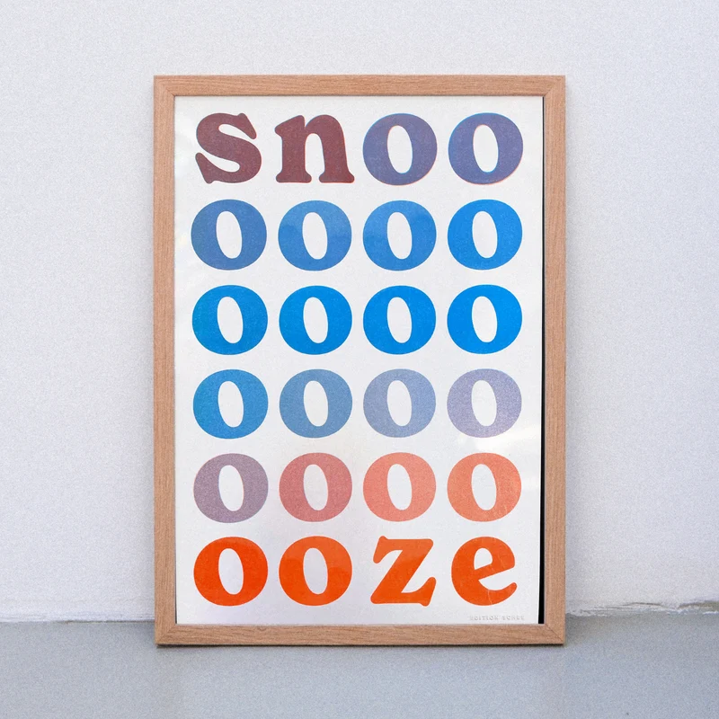Snooze (DIN A3) | Edition SCHEE | Risographie