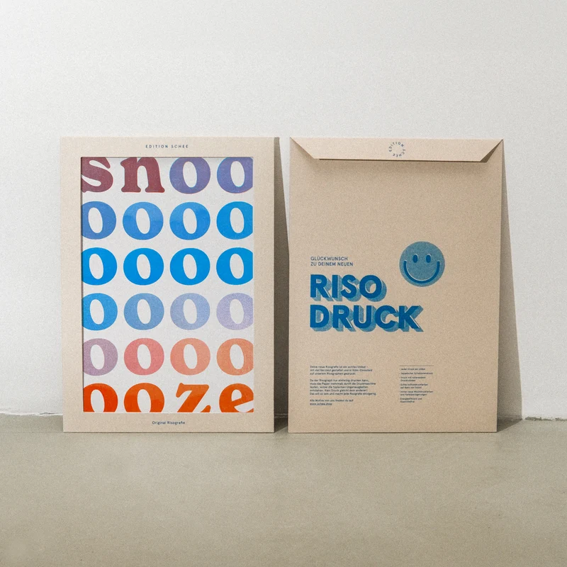 Snooze (DIN A3) | Edition SCHEE | Risographie