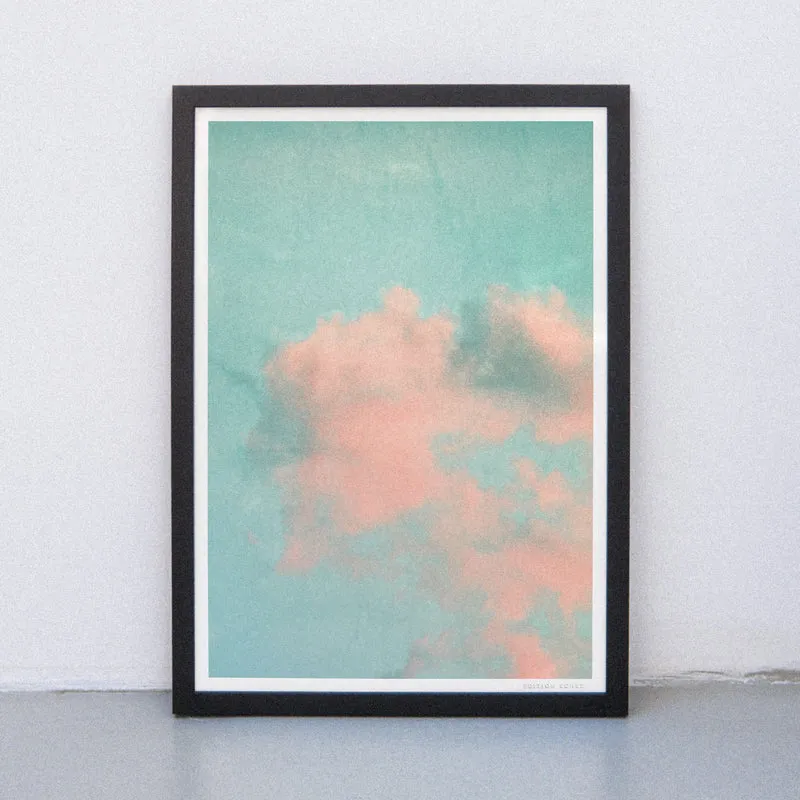 Fluorescent Clouds (DIN A3) | Edition SCHEE | Risographie