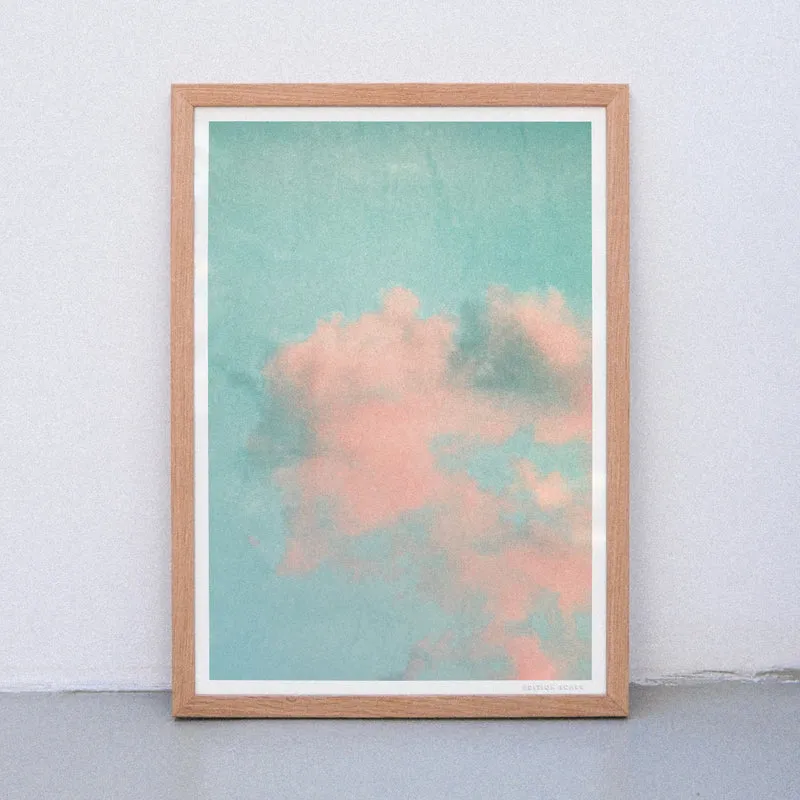 Fluorescent Clouds (DIN A3) | Edition SCHEE | Risographie