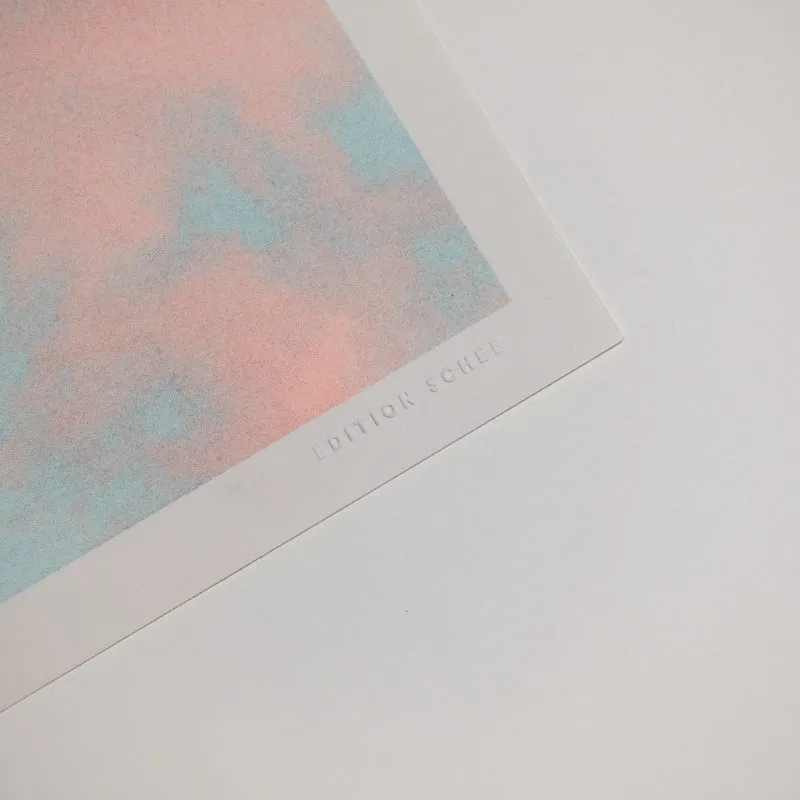 Fluorescent Clouds (DIN A3) | Edition SCHEE | Risographie